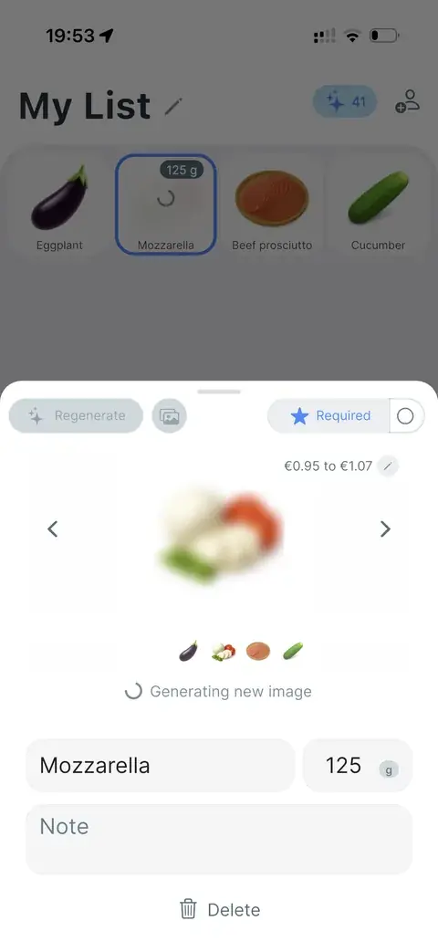 AI generating a new product image